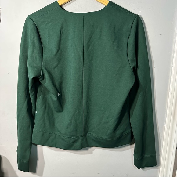 🍁 KIT AND ACE Forest Green Women's Long Sleeve Blouse - Picture 6 of 9
